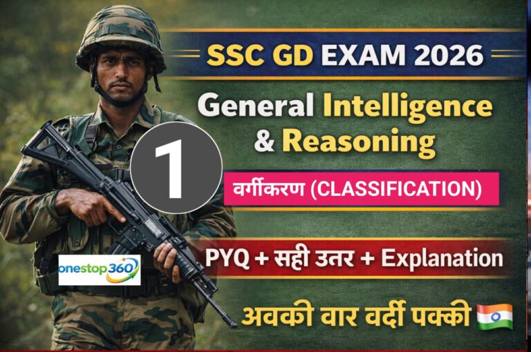 SSC GD EXAM 2026 (General Intelligence & Reasoning)